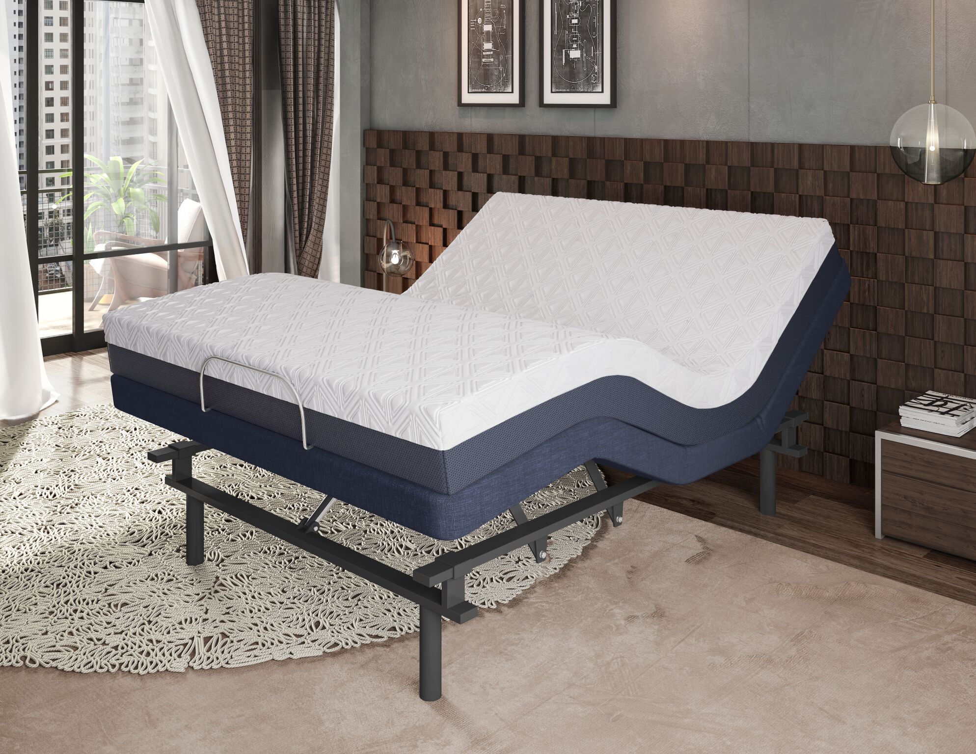 queen adjustable bed mattress only